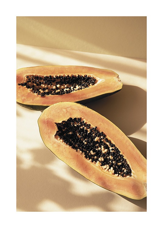 Papayas In The Sun Poster