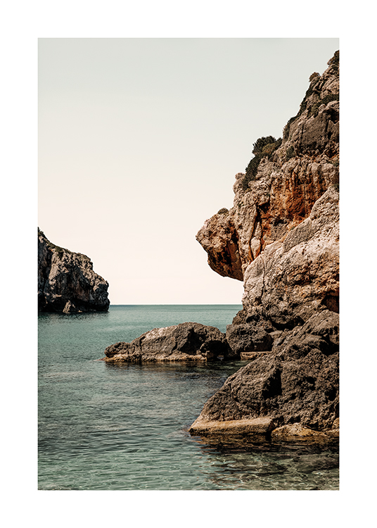  – Fotografi av klippor i Medelhavet