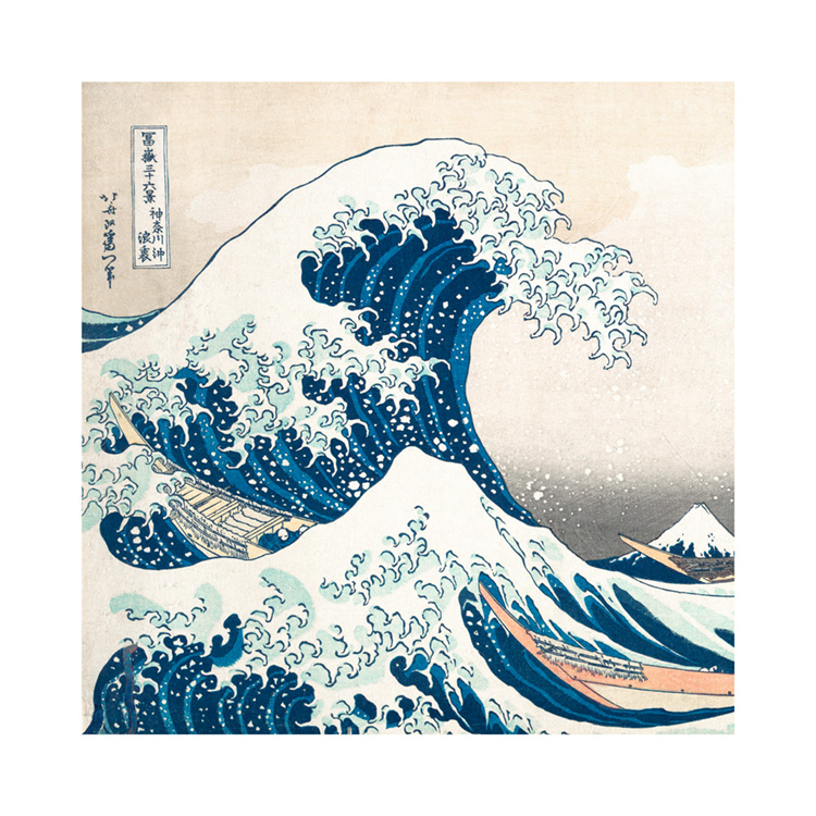 Hokusai - The Great Wave Poster / Hokusai hos Desenio AB (16822)