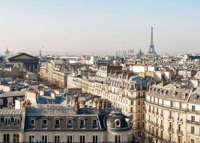 Rooftop View in Paris Poster / Fotokonst hos Desenio AB (2465)