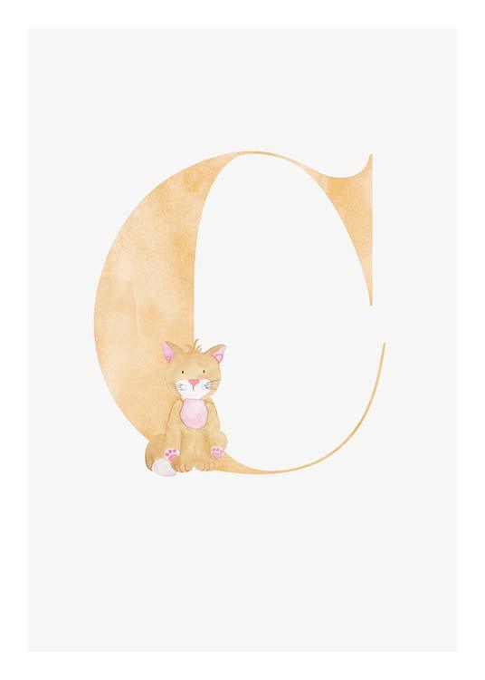 Alphabet C Poster