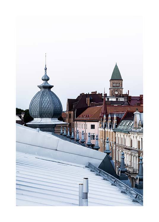 Gothenburg Rooftops Poster / Fotokonst hos Desenio AB (2746)