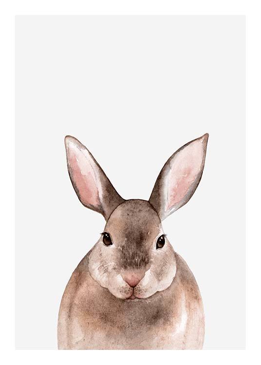Little Rabbit Poster / Barntavlor hos Desenio AB (3364)