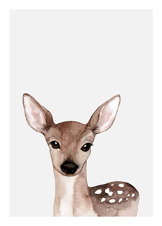 Little Deer Poster / Barntavlor hos Desenio AB (3369)