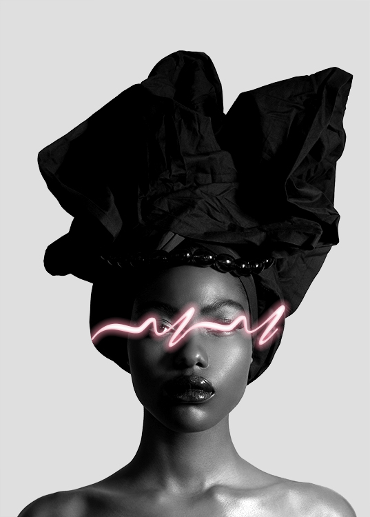 Neon Fashion Poster / Fotokonst hos Desenio AB (3379)