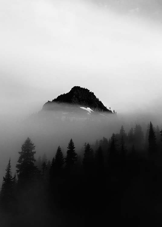 Black Mountain Top Poster