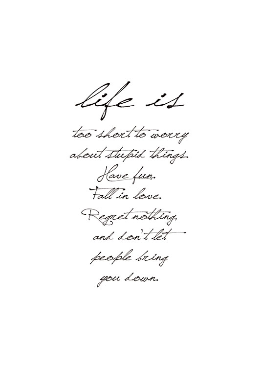 Life Is Poster