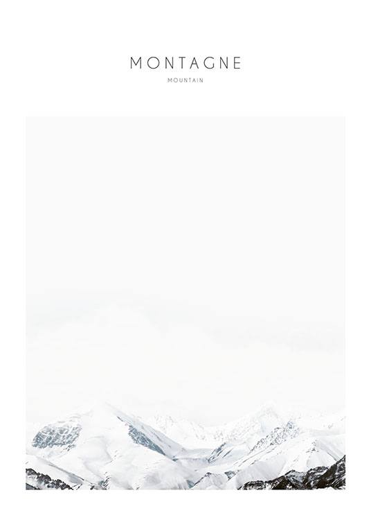 Montagne Poster