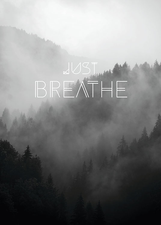 Just Breathe Poster / Naturmotiv hos Desenio AB (8150)
