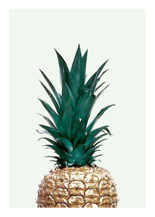 Green Pineapple Poster