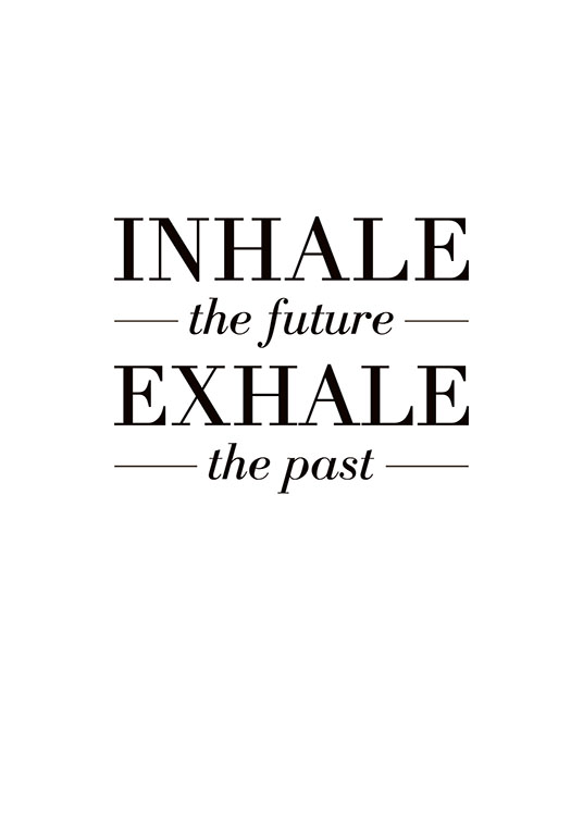 Inhale The Future Poster