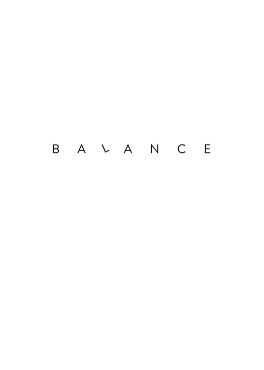 Simple Balance Poster / Texttavlor hos Desenio AB (8858)