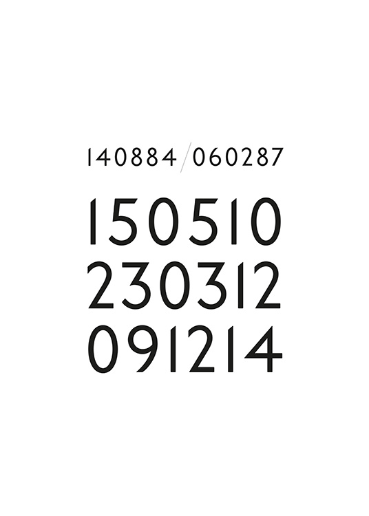 Family Dates Personal Poster