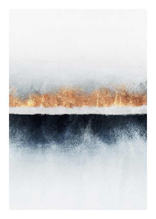Abstract Horizon Poster