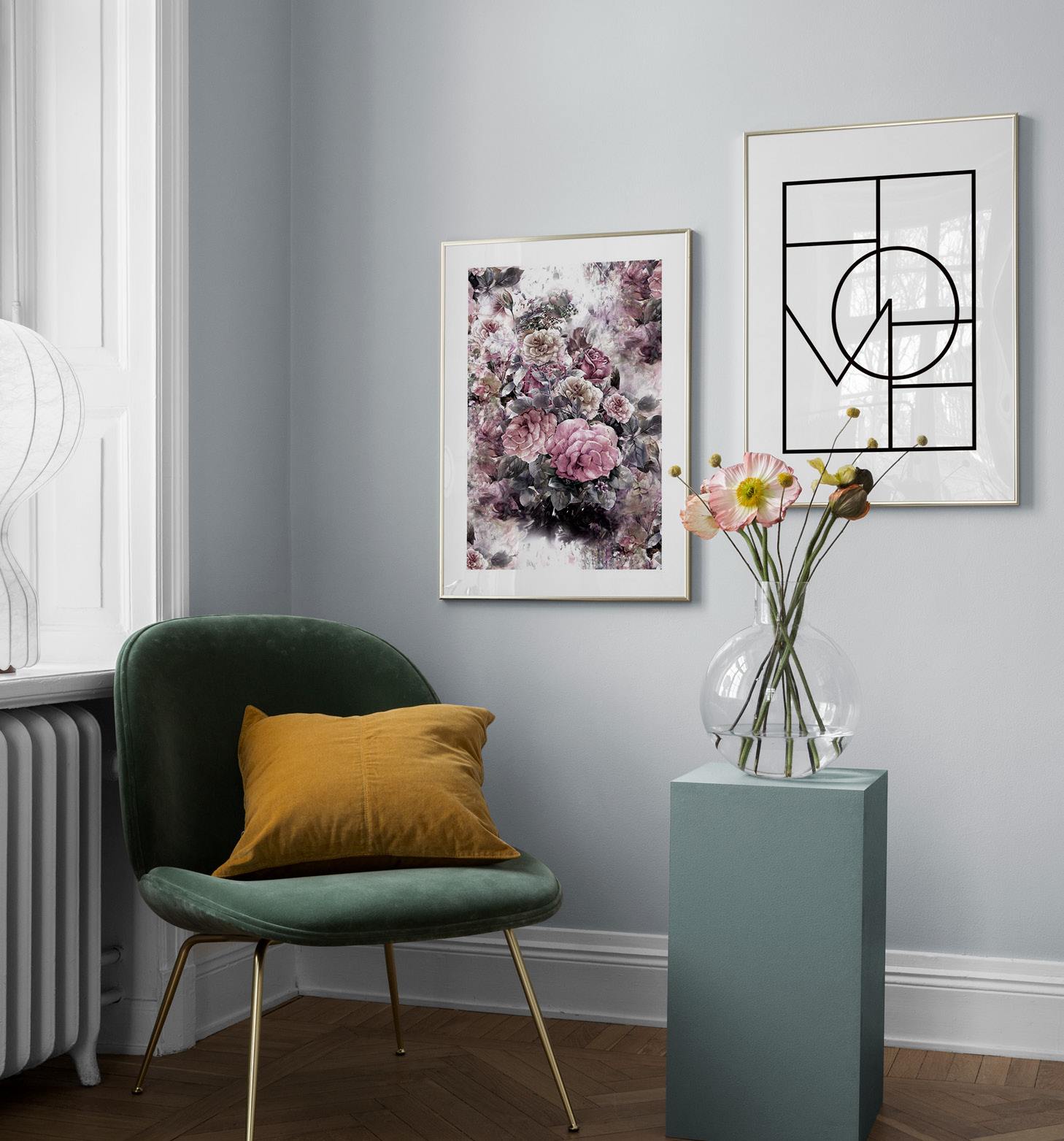 Inspiration for entry hall Collages and gallery wall Buy posters online