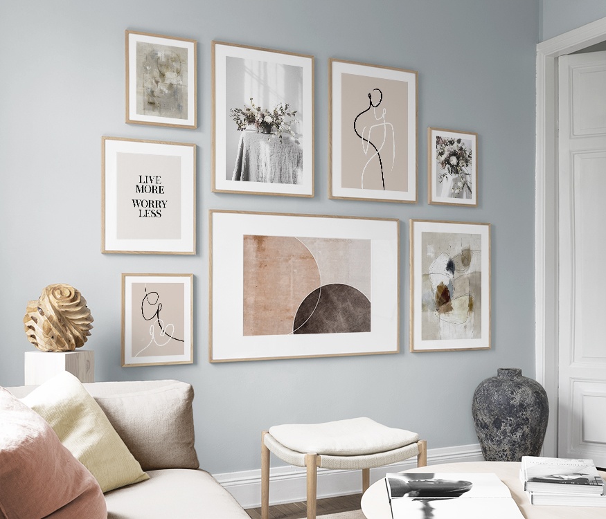 Rofyllda posters skapar ett rofyllt hem
